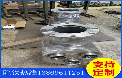 不銹鋼管道除鐵器，吉林不銹鋼管道除鐵器_吉林不銹鋼管道除鐵器廠(chǎng)家應用安裝示意圖型12000高斯_可定制工作原理